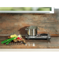 Concept el.vařič, 2 plotýnky, 2250W, nerez