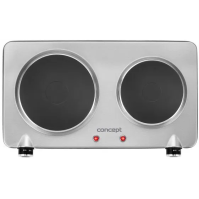 Concept el.vařič, 2 plotýnky, 2250W, nerez