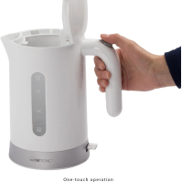 Rychlovarná konvice Clatronic WK 3452, 2200 W, 1,8 l, bílá