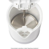 Rychlovarná konvice Clatronic WK 3452, 2200 W, 1,8 l, bílá