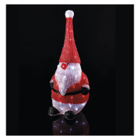 LED dekorace EMOS 50 LED vánoční skřítek, 61 cm, venkovní i vnitřní, studená bílá, časovač (DCFC05)