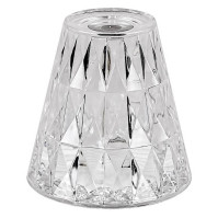 Stolní LED lampička Rabalux Siggy 76004, průhledná