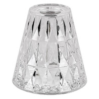 Stolní LED lampička Rabalux Siggy 76004, průhledná