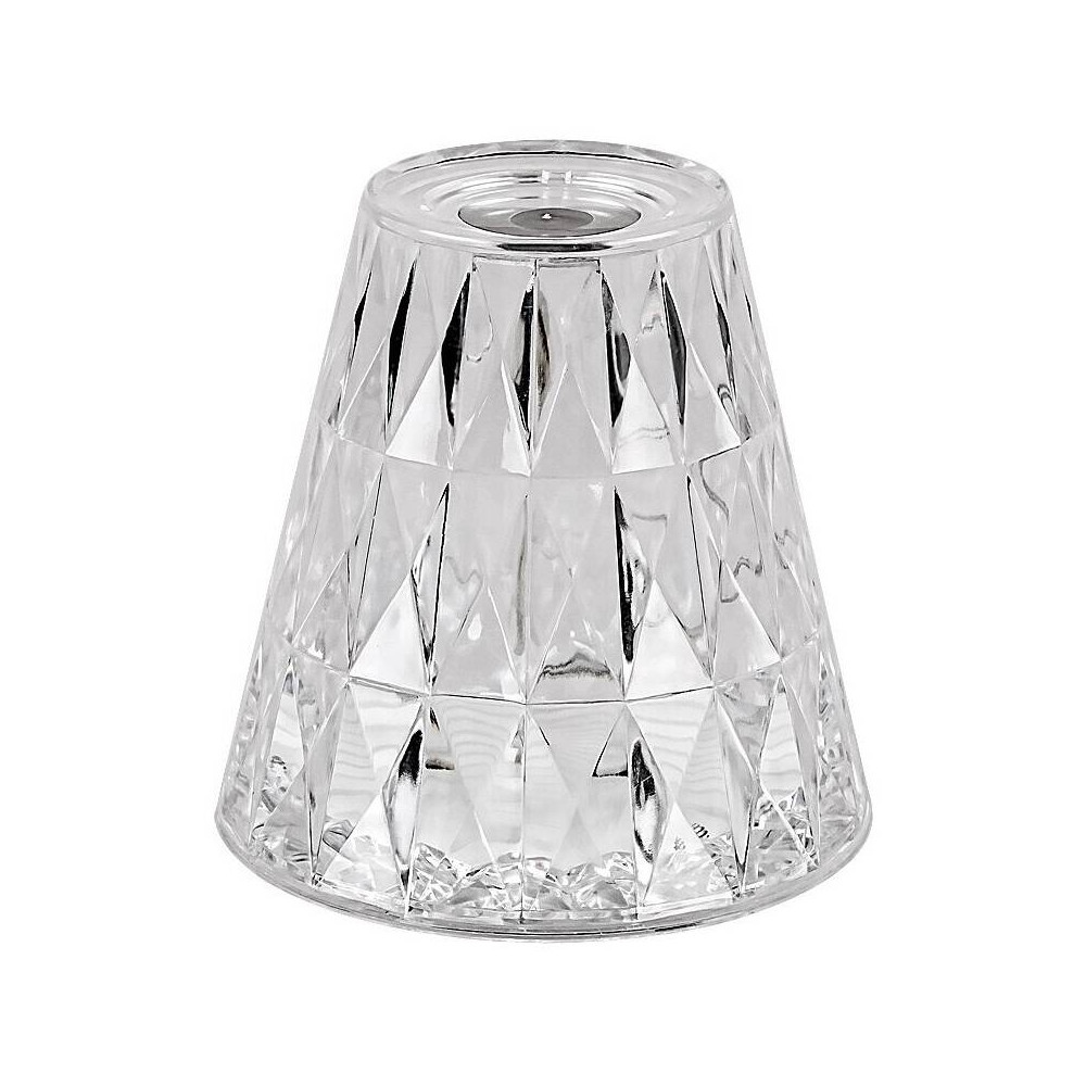 Stolní LED lampička Rabalux Siggy 76004, průhledná