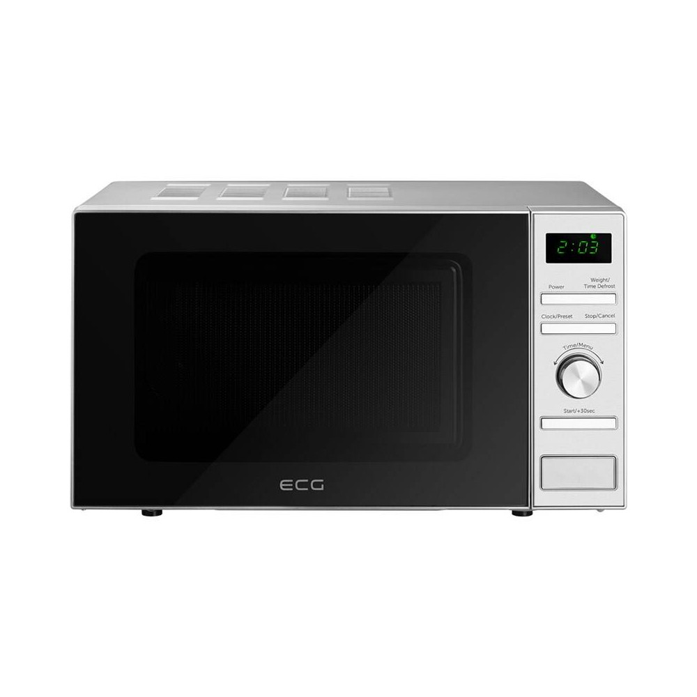 Mikrovlnná trouba ECG MTD 2071 SE, 20 l, 700 W, nerez