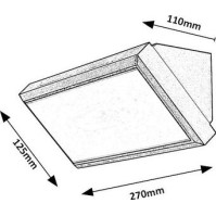 Venkovní osvětlení Rabalux Rapla 7282, 1xLED 12W