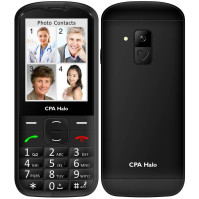 Mobilní telefon CPA Halo 18 Senior (TELMY1018BK), černá