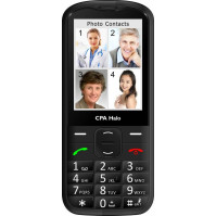 Mobilní telefon CPA Halo 18 Senior (TELMY1018BK), černá