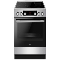 Sklokeramický sporák AMICA SSS 112 ATX, A, 50 cm, 65 l, nerez