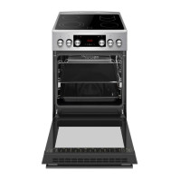 Sklokeramický sporák AMICA SSS 112 ATX, A, 50 cm, 65 l, nerez