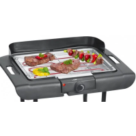 Elektrický stolní a stojanový gril Clatronic BQS3508 Barbeque, 2000 W, kov
