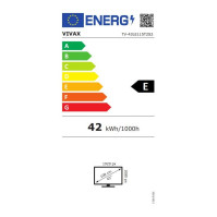 TV Vivax 43LE115T2S2, FullHD, 108 cm, DVB-T2/S2/C