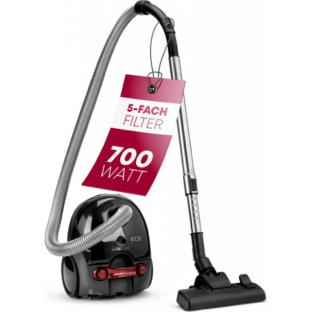 Vysavač sáčkový Clatronic BS 1300 N, 700 W, černý