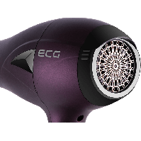 Fén na vlasy ECG VV 3121, 2100 W, 2 rychlosti, 3 stupně teploty, ion, difuzér