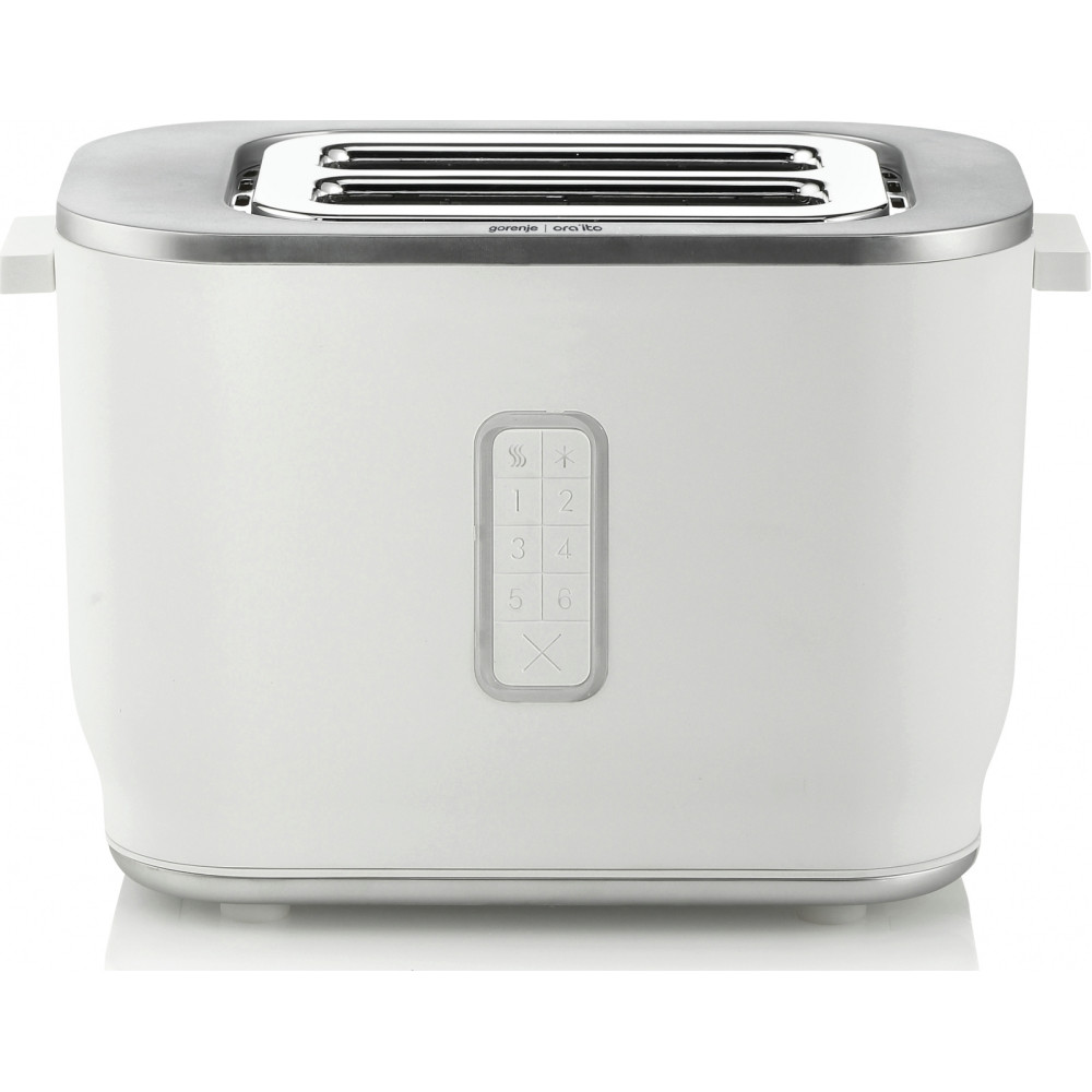 Topinkovač Gorenje T800ORAW, 6 úrovní ohřevu, 2 topinky, rozmrazování, bílá