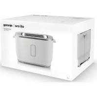 Topinkovač Gorenje T800ORAW, 6 úrovní ohřevu, 2 topinky, rozmrazování, bílá