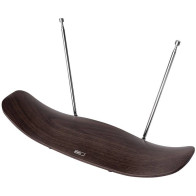 Anténa pokojová EMOS CITY WOOD-C500 (J0708), 0-50 km, DVB-T2, DAB, FM, filtr LTE/4G/5G