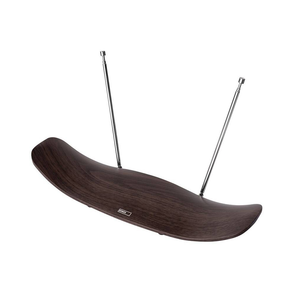 Anténa pokojová EMOS CITY WOOD-C500 (J0708), 0-50 km, DVB-T2, DAB, FM, filtr LTE/4G/5G