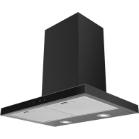 Komínový odsavač par Guzzanti GZ 600B, C, 60 cm, černý