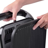 Kontaktní gril Orava Grillchef 2, 2100 W, stříbrný