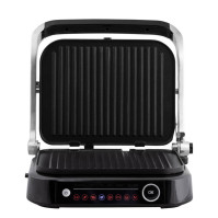 Kontaktní gril Orava Grillchef 2, 2100 W, stříbrný