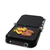 Kontaktní gril Orava Grillchef 2, 2100 W, stříbrný