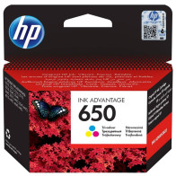 Inkoustová náplň HP 650, CZ102AE, 200 stran - CMY (3barevná)