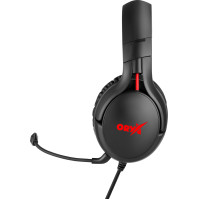 Herní sluchátka (headset) Niceboy ORYX X410 Epic, mikrofon, černý