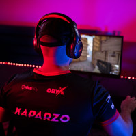 Herní sluchátka (headset) Niceboy ORYX X410 Epic, mikrofon, černý