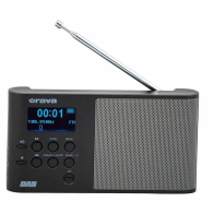 Přenosné rádio Orava DAB, DAB+, RDS, LCD, sleep, černé