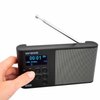 Přenosné rádio Orava DAB, DAB+, RDS, LCD, sleep, černé