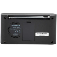 Přenosné rádio Orava DAB, DAB+, RDS, LCD, sleep, černé