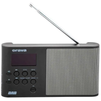 Přenosné rádio Orava DAB, DAB+, RDS, LCD, sleep, černé