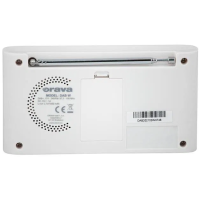 Přenosné rádio Orava DAB W, DAB+, RDS, LCD, sleep, bílé