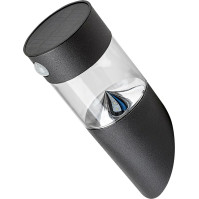 Solární venkovní nástěnné svítidlo Rabalux Kapuas 77015, LED 1,5W, IP44, černá