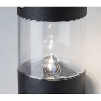 Solární venkovní nástěnné svítidlo Rabalux Kapuas 77015, LED 1,5W, IP44, černá