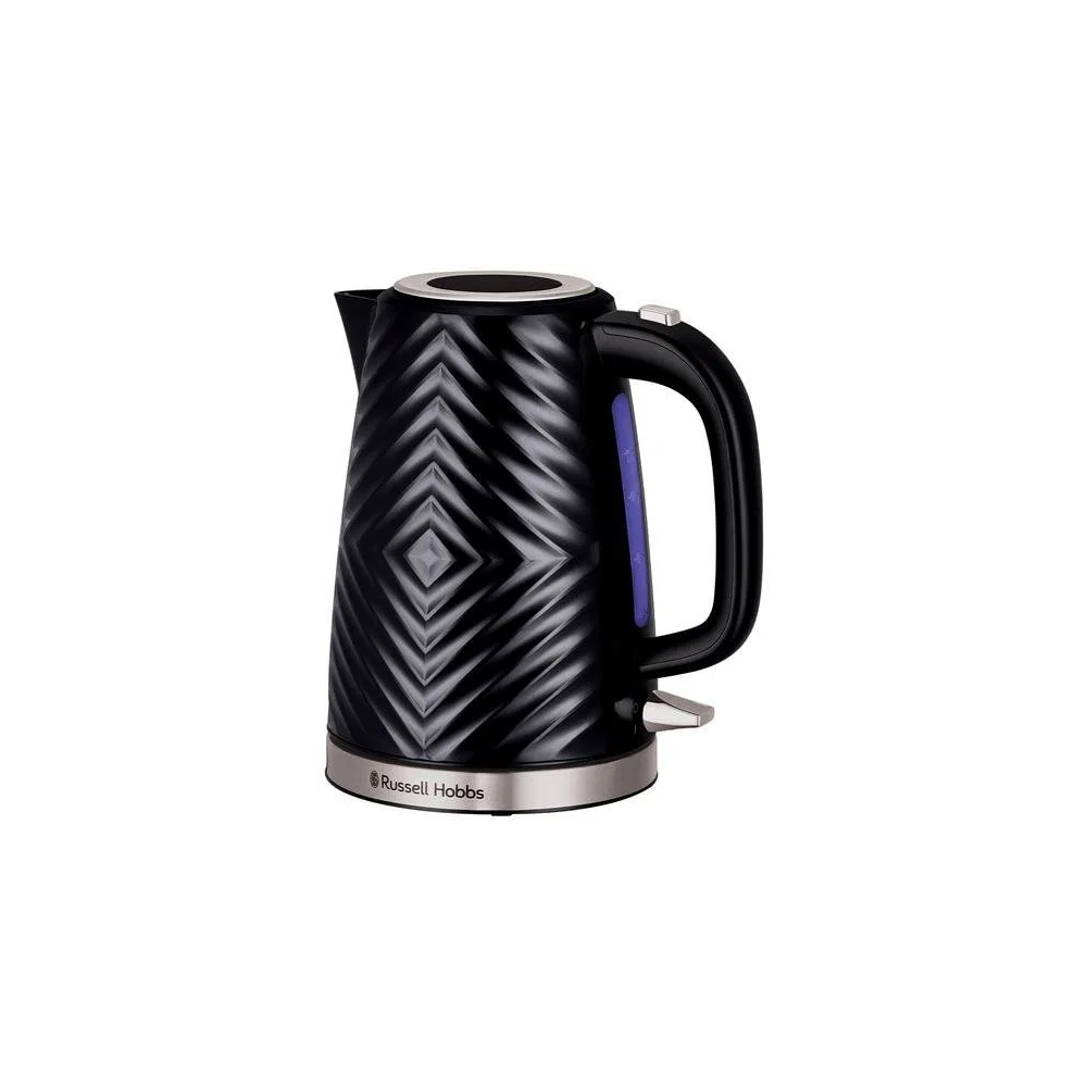 Rychlovarná konvice Russell Hobbs 26380-70 Groove Kettle Black,1,7 l, 2400 W, černá