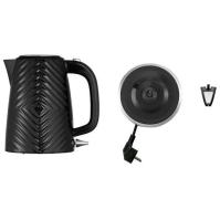 Rychlovarná konvice Russell Hobbs 26380-70 Groove Kettle Black,1,7 l, 2400 W, černá