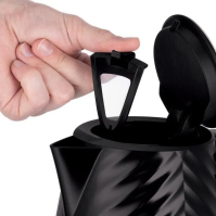 Rychlovarná konvice Russell Hobbs 26380-70 Groove Kettle Black,1,7 l, 2400 W, černá
