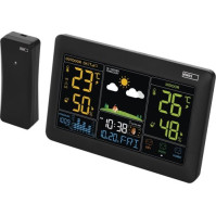 Domácí bezdrátová meteostanice EMOS E0387, černá