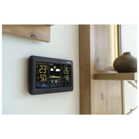 Domácí bezdrátová meteostanice EMOS E0387, černá