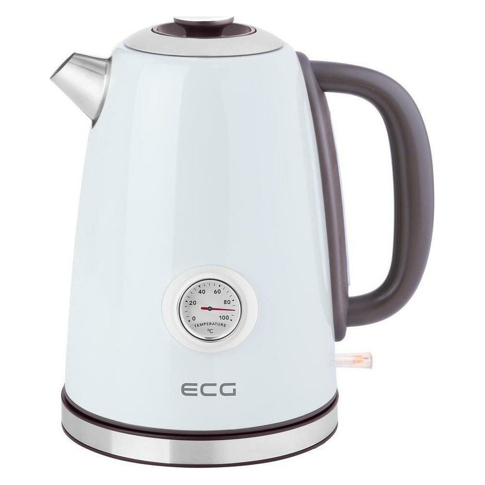 Rychlovarná konvice ECG RK 1700, 1,7 l, 2200 W, Magnifica Intenso / bílá