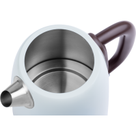 Rychlovarná konvice ECG RK 1700, 1,7 l, 2200 W, Magnifica Intenso / bílá