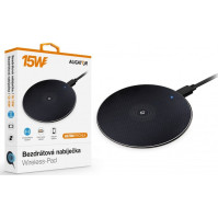 Bezdrátová nabíječka Aligator Pad CHQ003, 15 W, černá