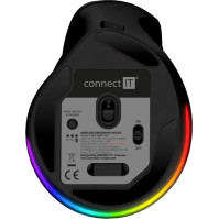 Myš pro leváky Connect IT Cloudy Left CMO-2620-LH, černá