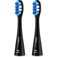 Náhradní kartáčky Niceboy ION Sonic Hard Black, 2 ks