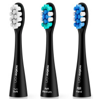 Sonický dobíjecí zubní kartáček Niceboy ION Sonic Black, 5 režimů, 43000 kmitů/s