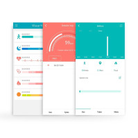 Fitness náramek s displejem Niceboy X-fit Plus, černá