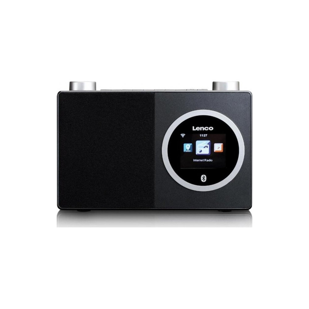 Internetové rádio Lenco DIR-70BK, WiFi, BT, 250 předvoleb, duální budík