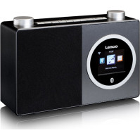 Internetové rádio Lenco DIR-70BK, WiFi, BT, 250 předvoleb, duální budík